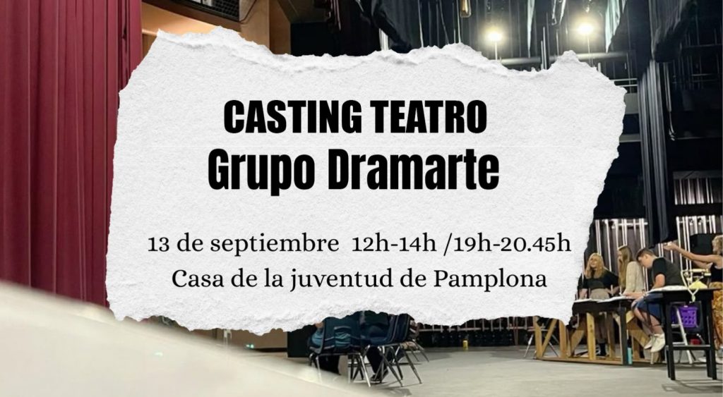 El grupo federado Dramarte organiza un casting